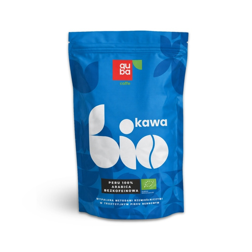 Kawa ziarnista Quba Caffe 100% Arabica Peru DECAF 250g