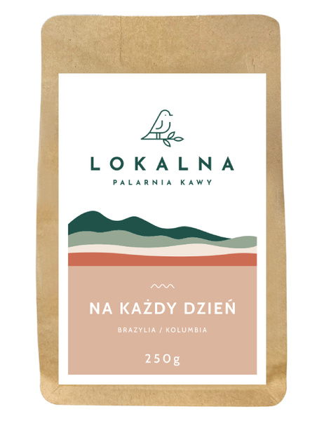 Kawa ziarnista Lokalna Palarnia Kawy Na Każdy Dzień 250g