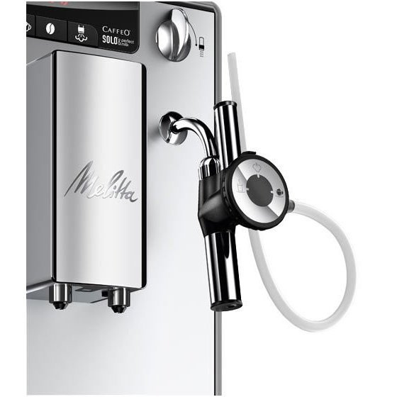 Ekspres do kawy Melitta E 957-103 Solo Perfect Milk - srebrny - NIEDOSTĘPNY