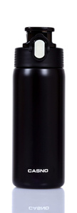 Butelka termiczna Casno Maroon Czarna - 450 ml - NIEDOSTĘPNY