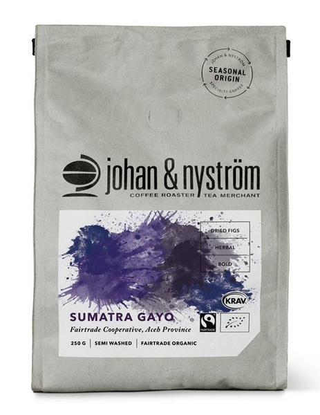 Kawa ziarnista Johan & Nyström Sumatra Gayo Mountain 250g - NIEDOSTĘPNY 
