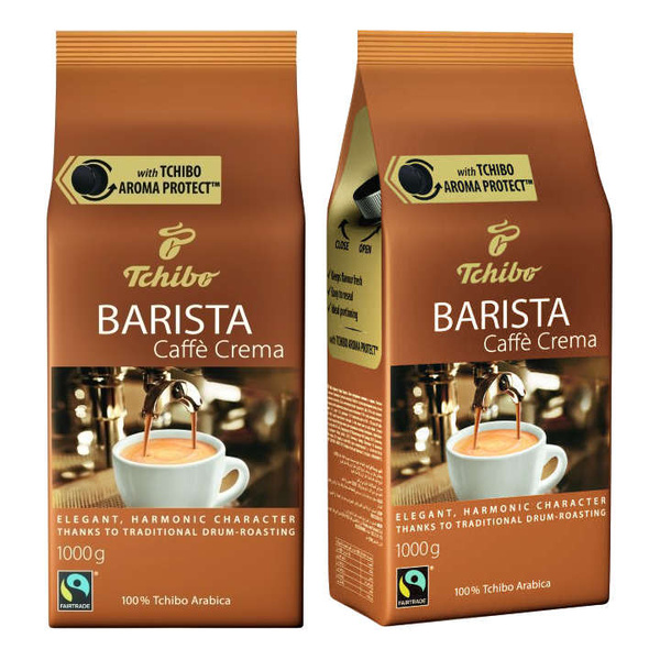 Kawa ziarnista Tchibo Barista Caffé Crema 2x1kg