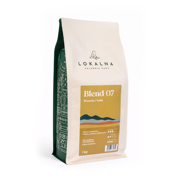 Kawa ziarnista Lokalna Palarnia Kawy Blend 07 1kg