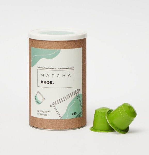 Zielona herbata Matcha Bros. Nespresso Matcha Kapsułki 150g (100x1,5g) 