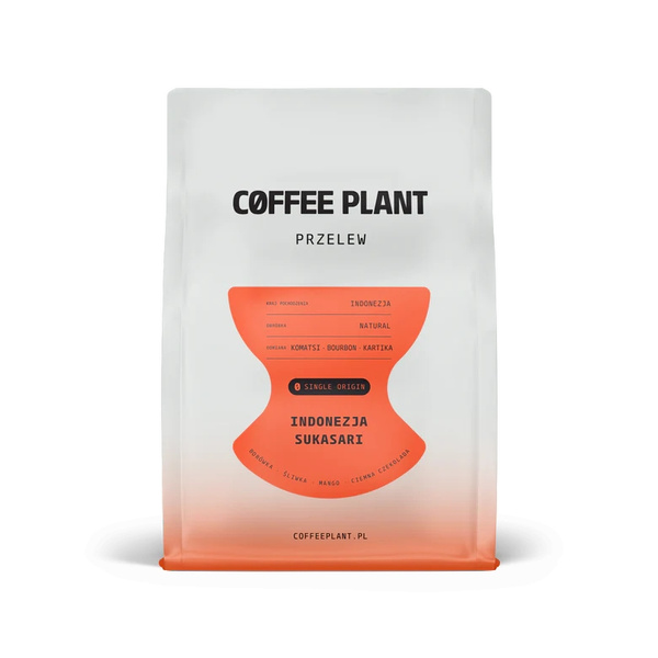 Kawa ziarnista COFFEE PLANT Indonezja Sukasari 250g – NIEDOSTĘPNY