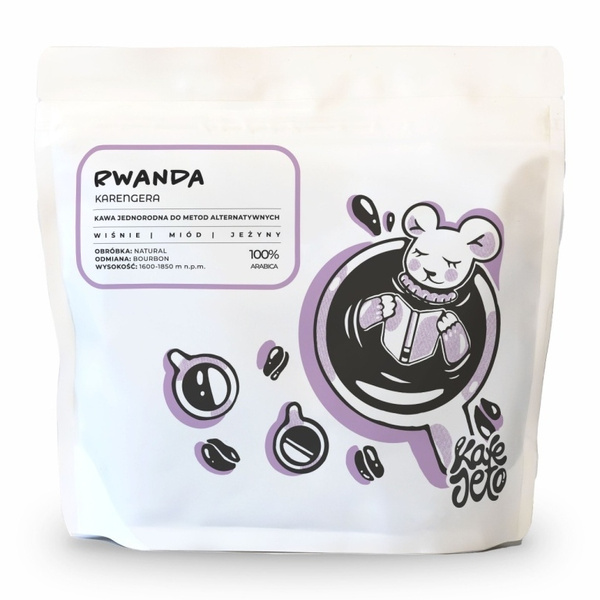 Kawa ziarnista Kafejeto Palarnia Rwanda Karengera 250g – NIEDOSTĘPNY