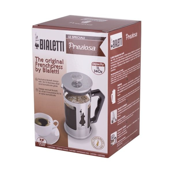 French Press Bialetti Preziosa / Omino 1000 ml