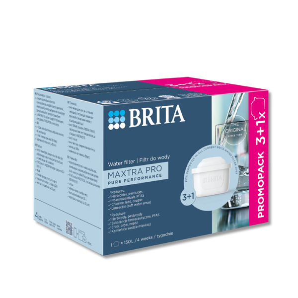 OUTLET - Filtr wody BRITA MAXTRA PRO Pure Performance 3+1 szt