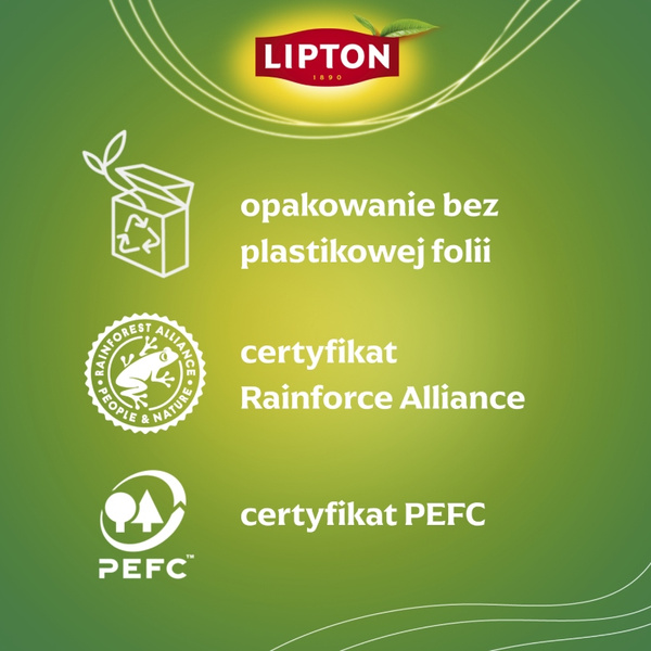 Herbata zielona liściasta Lipton Citrus 100g