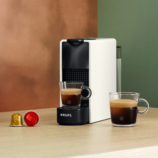 Ekspres na kapsułki Nespresso KRUPS Essenza Mini White XN110110 - Biały