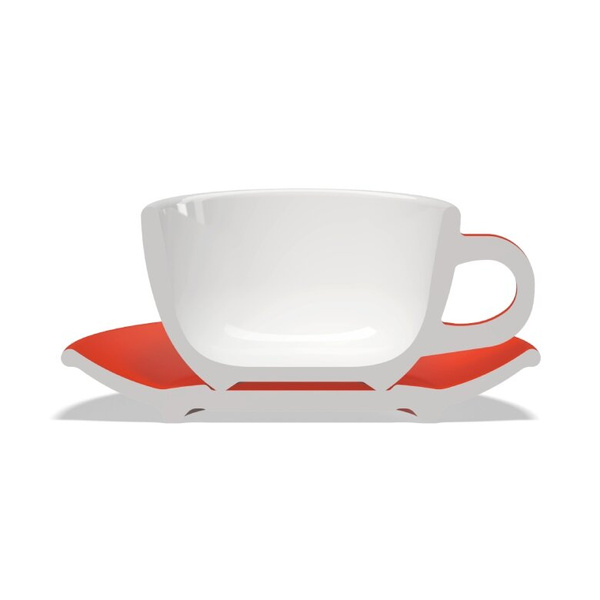 Filiżanka Club House Tulipano 300ml - Czerwona