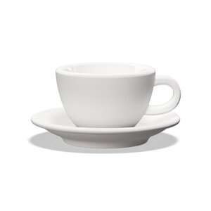 Filiżanka do cappuccino Club House Tulipano 210ml - Biała - opinie w konesso.pl