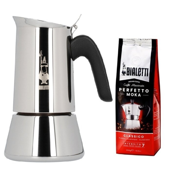 ZESTAW - Kawiarka Bialetti New Venus 6TZ + kawa Bialetti Classico 250g – NIEDOSTĘPNY
