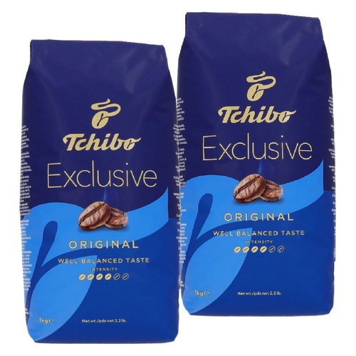 Zestaw Kawa ziarnista Tchibo Exclusive Original 2x1kg