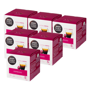 ZESTAW - Kapsułki Nescafé Dolce Gusto Espresso 6x16 sztuk