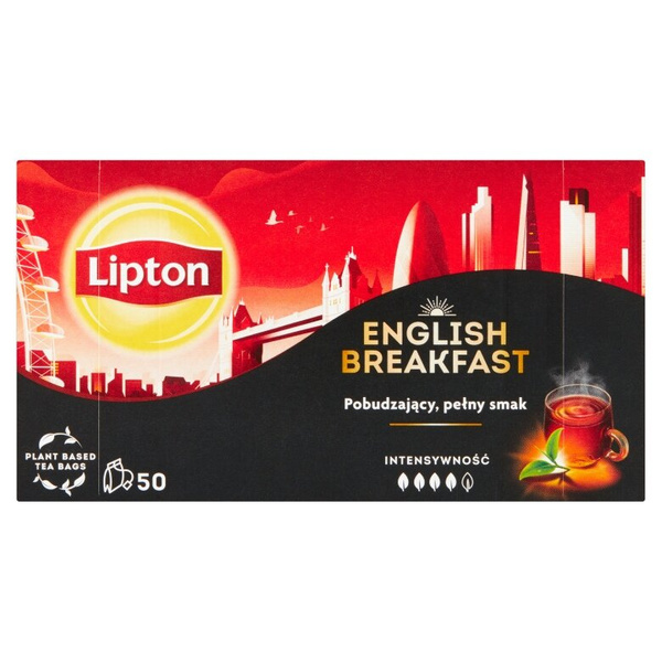 Herbata czarna Lipton English Breakfast 50x2g