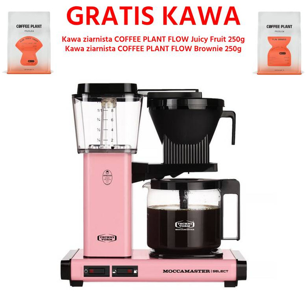 Ekspres do kawy Moccamaster KBG 741 Select Pink - Różowy + GRATIS KAWA 2x250g