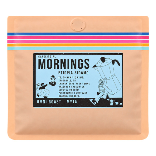 Kawa ziarnista Cafelito Mornings - Etiopia Sidamo 250g