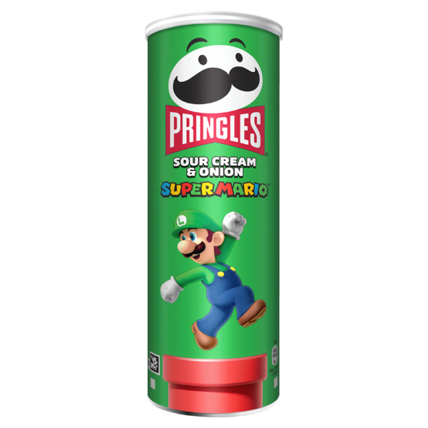 Chipsy Pringles Sour Cream & Onion Super Mario 165g