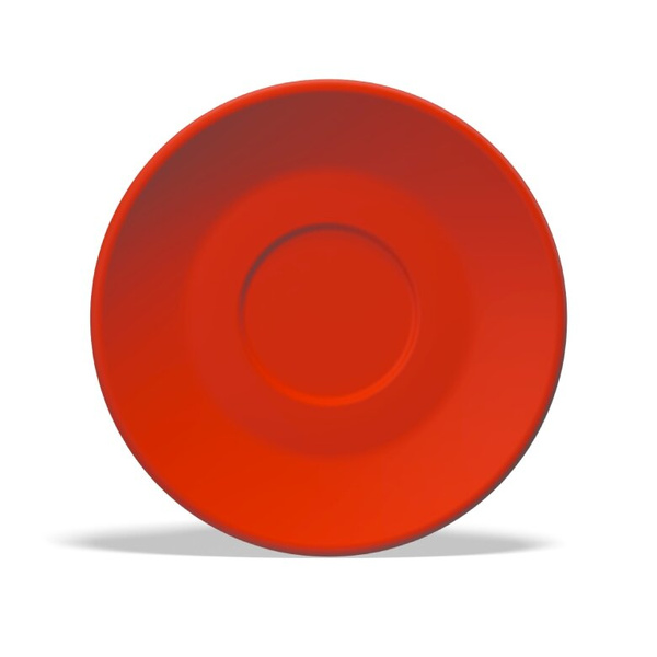 Filiżanka do cappuccino Club House Tulipano 210ml - Czerwona