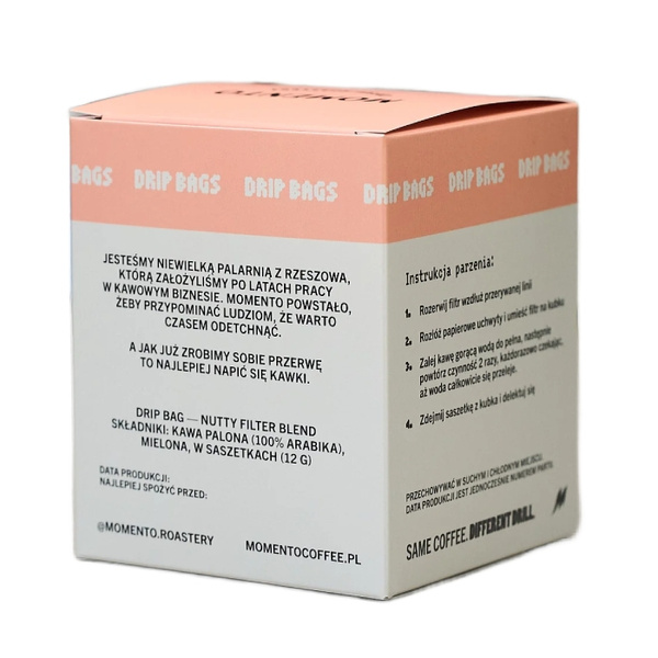 Dripbagi Momento Nutty Filter Blend 7x12g