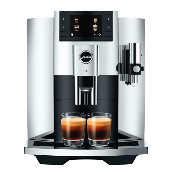 Ekspres do kawy Jura E8 Chrome (EC) - LIMITOWANA EDYCJA + 2KG KAWY GRATIS