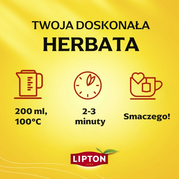Herbata czarna Lipton Royal Ceylon 92 torebki