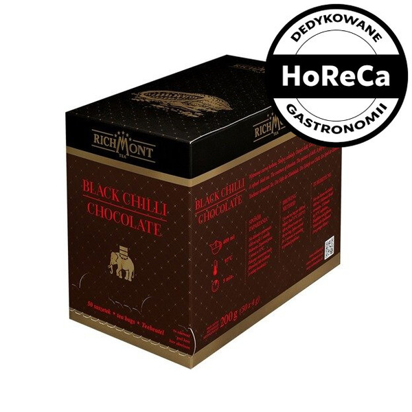 Czarna herbata Richmont Black Chilli Chocolate - 50x4g