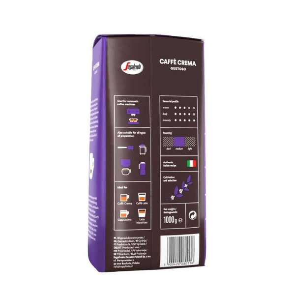 Kawa ziarnista Segafredo Caffè Crema Gustoso 1kg