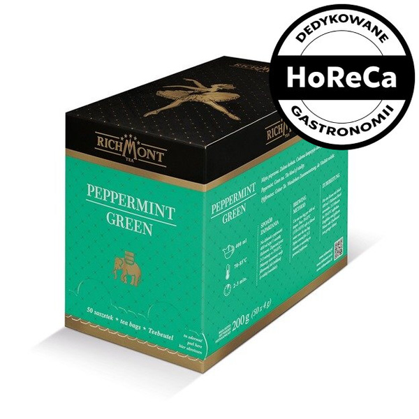 Zielona herbata Richmont Peppermint Green - 50x4g