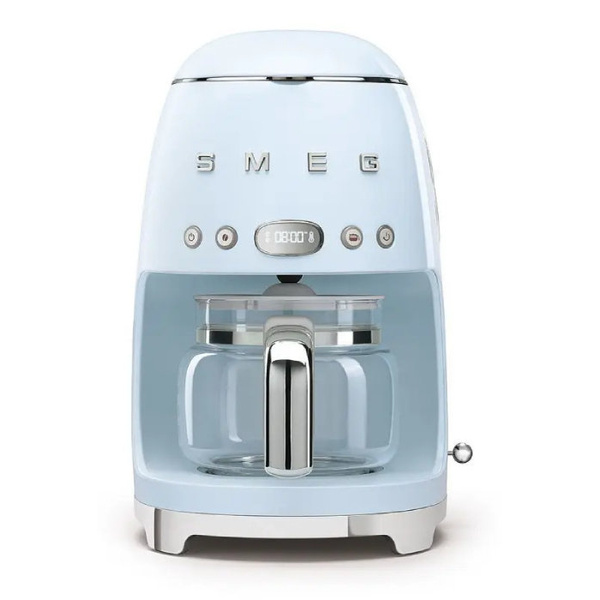 Przelewowy ekspres do kawy Smeg DCF02PBEU - Błękitny + GRATIS 250G KAWY