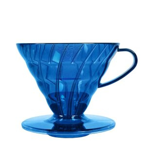 Plastikowy Drip Hario V60-02 Ocean Blue - Niebieski