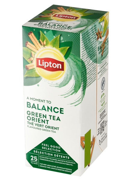 Zielona herbata Lipton Classic Green Tea Orient 25 kopert