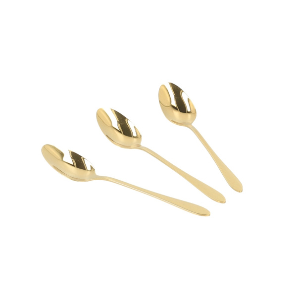 Łyżeczki do herbaty Homla STILO 3 szt. - Złote 
