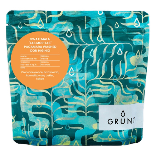 Kawa ziarnista Grunt Gwatemala Las Moritas Pacamara Washed Don Higinio 250g