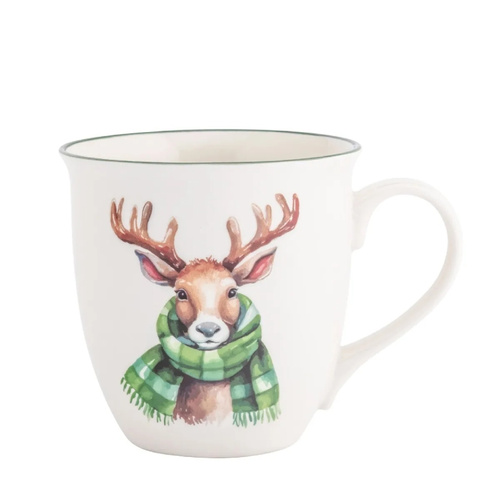 Kubek świąteczny Altom Design Renifer 630 ml