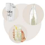 Zestaw Syrop SodaStream Różowy Grejpfrut 6x440 ml - Bez cukru + Torba