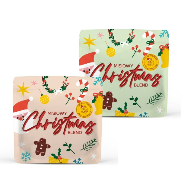 Kawa ziarnista The White Bear - Zestaw Misiowy Christmas Blend 2x200g - NIEDOSTĘPNY