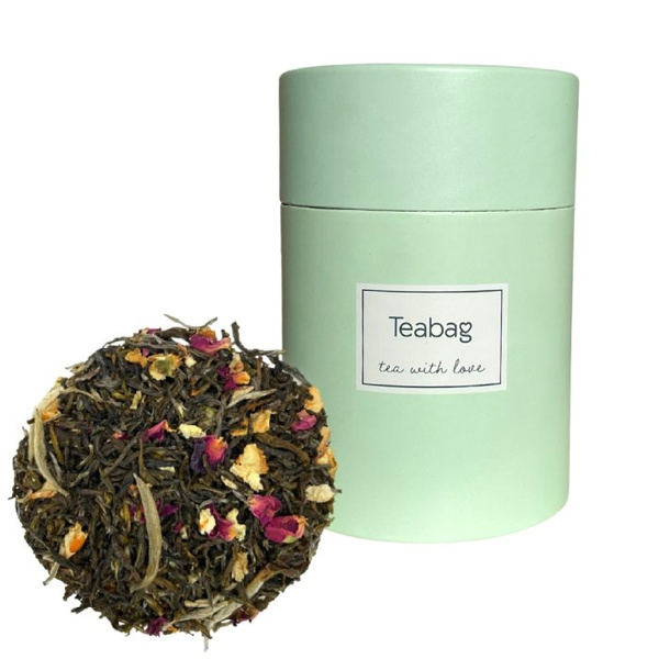 Biała herbata Teabag Japanese Cherry Blossom 50g - Zielona tuba