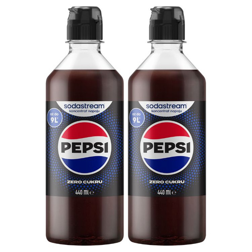 ZESTAW Syrop SodaStream PEPSI MAX 2x440 ml