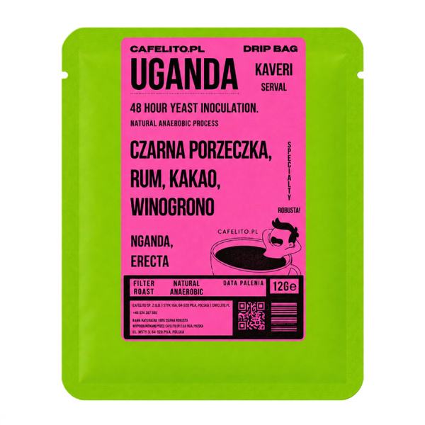 Drip Bag Cafelito Uganda Kaveri 12g