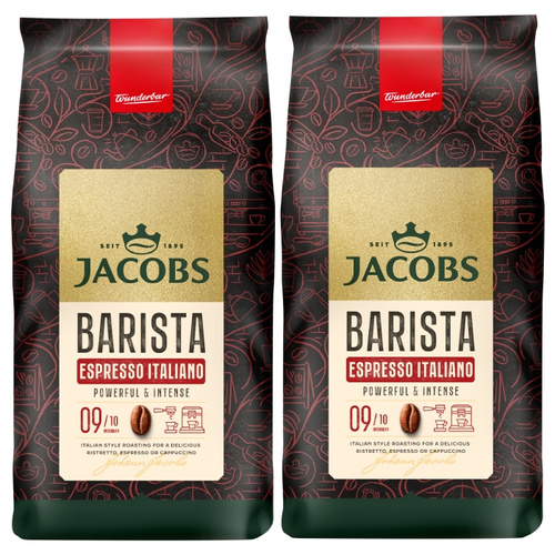 ZESTAW - Kawa ziarnista Jacobs Barista Editions Espresso Italiano 2x1kg