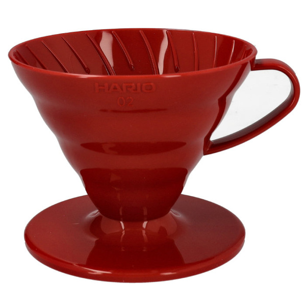 Plastikowy Drip Hario V60-02 - Czerwony