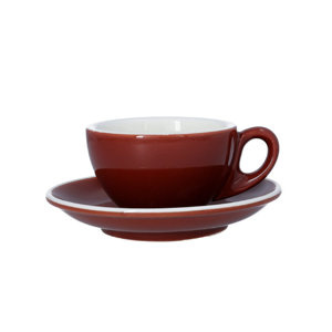 Filiżanka do kawy EPIC 180 ml - Brązowa - opinie w konesso.pl