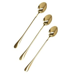 Zestaw łyżeczek do latte Homla STILO 3 szt - Złote – NIEDOSTĘPNY