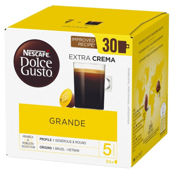 OUTLET - Kapsułki Nescafé Dolce Gusto Grande 30 sztuk