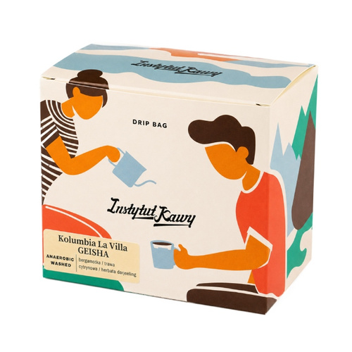 Drip Bag Instytut Kawy Kolumbia La Villa GEISHA Box 6x12g