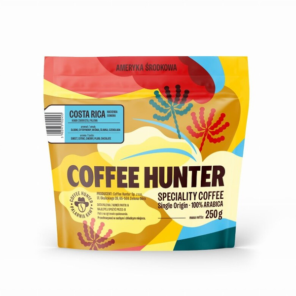 Kawa ziarnista COFFEE HUNTER Costa Rica Hacienda Sonora Red Obata 250g