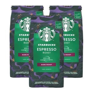 Kawa ziarnista STARBUCKS® Espresso Dark Roast 3x200g - opinie w konesso.pl
