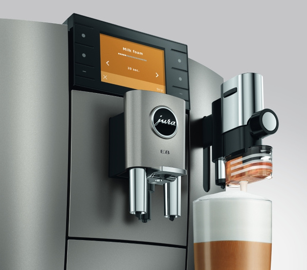 Ekspres do kawy Jura E8 Midnight Silver (ED) + 2KG KAWY GRATIS